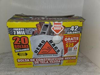 20 pcs.  Reusedable Woven Contractor Bags  New (Price Is Firm)