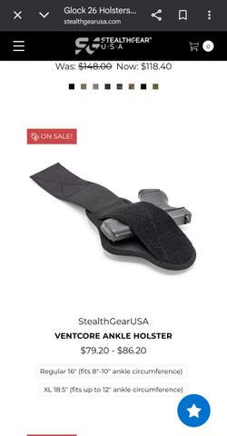 Ventcore Ankle Holster