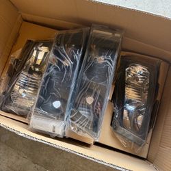 Factory Style Headlights (Black/Clear) 03-07 Chevrolet Chevy Silverado, Avalanche