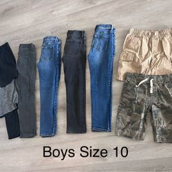 Boys Size 10 Bottoms Lot