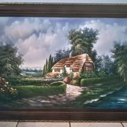Professionally Framed Painting