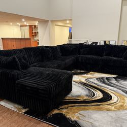 Oversized Fluffy Sectional 