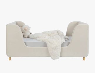 Bodhi Toddler Bed - Velvet -Almond