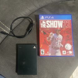 2TB Sony game drive + The Show 22