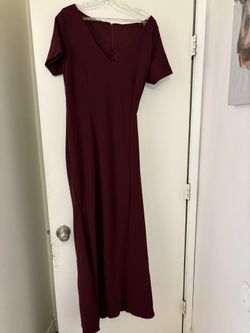 Burgundy Dress