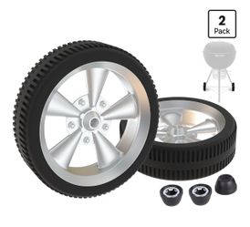 Wheels for Weber Kettle 18/22" Parts Charcoal Grill Wheel Replacement