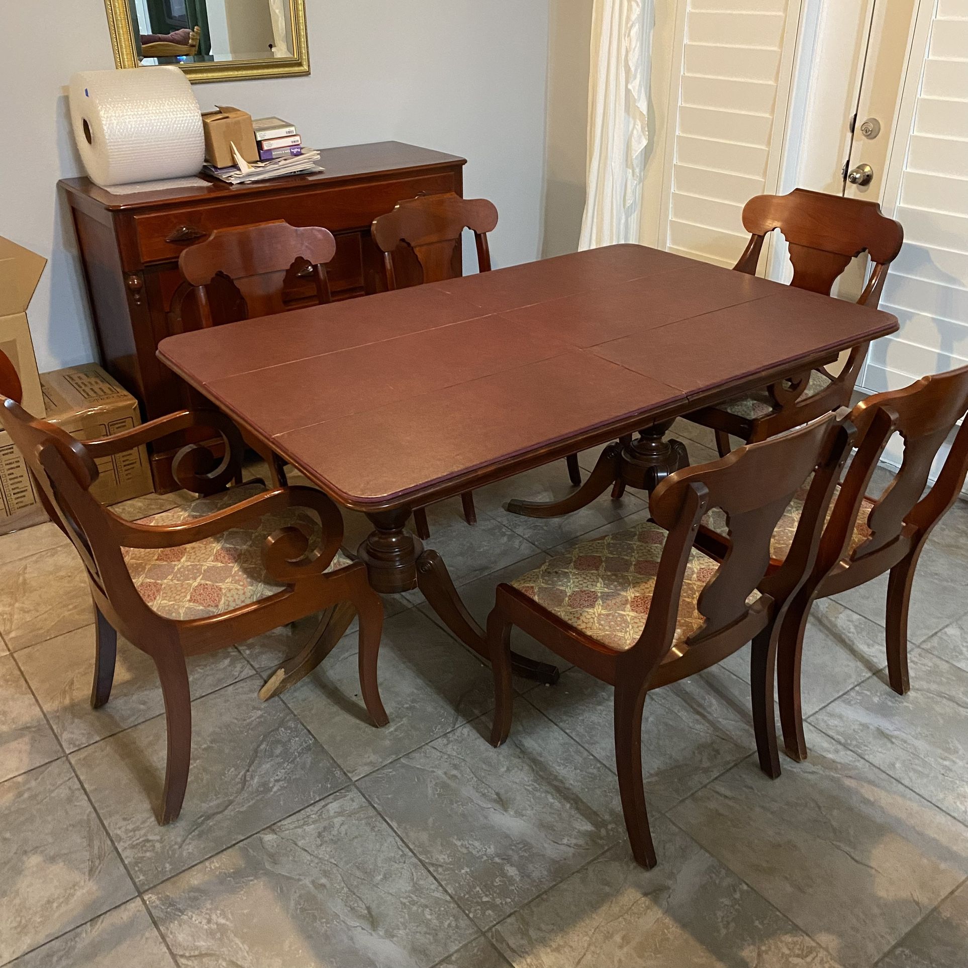 Cherry Wood Dinning Table