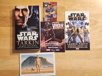Star Wars Tarkin Novel and Collectibles Lot