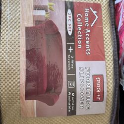 2 Piece Sofa and Loveseat Cover set Beige Color