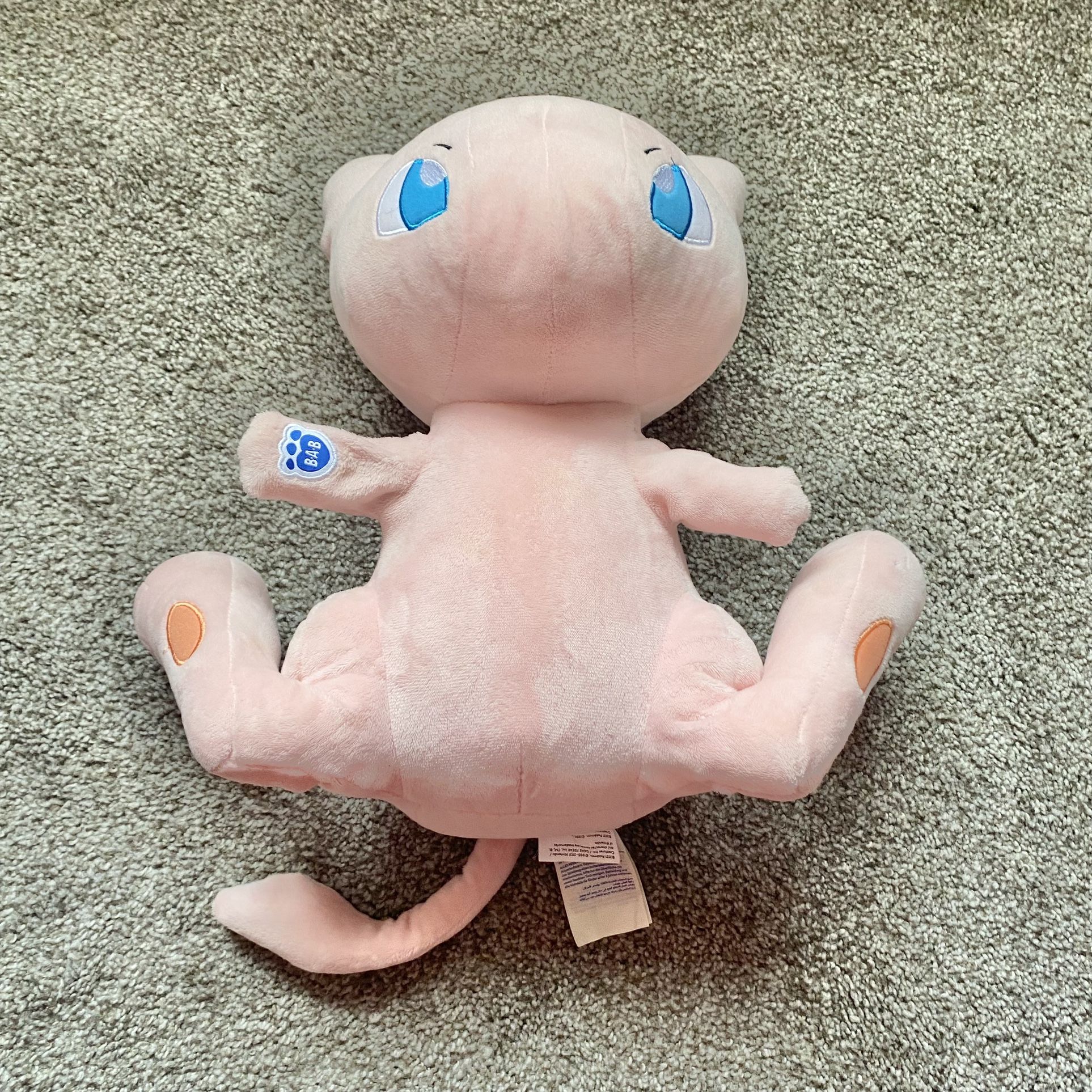 Build-A-Bear Pokémon Exclusive MEW Plush With Sound Retired BABW!
