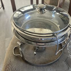 Stainless Steel Sterno Serving Dishes