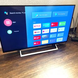 43”Sony Bravia 4K 2160p UHD Smart Tv Android Model XBR-43X800E