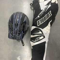 MotoCross Helmet And Pants SMALL