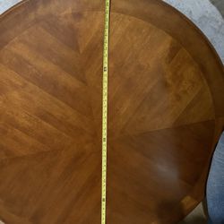 Wooden Table and 4 Chairs 