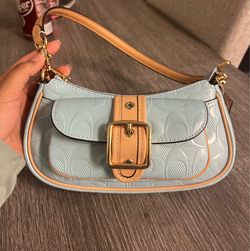 Light Blue Coach Purse