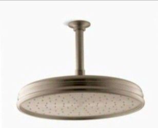 KOHLER 8" 2.0 gpm rainhead with Katalyst® air-induction technology K-45202-BV