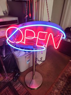 Letrero OPEN de Luz