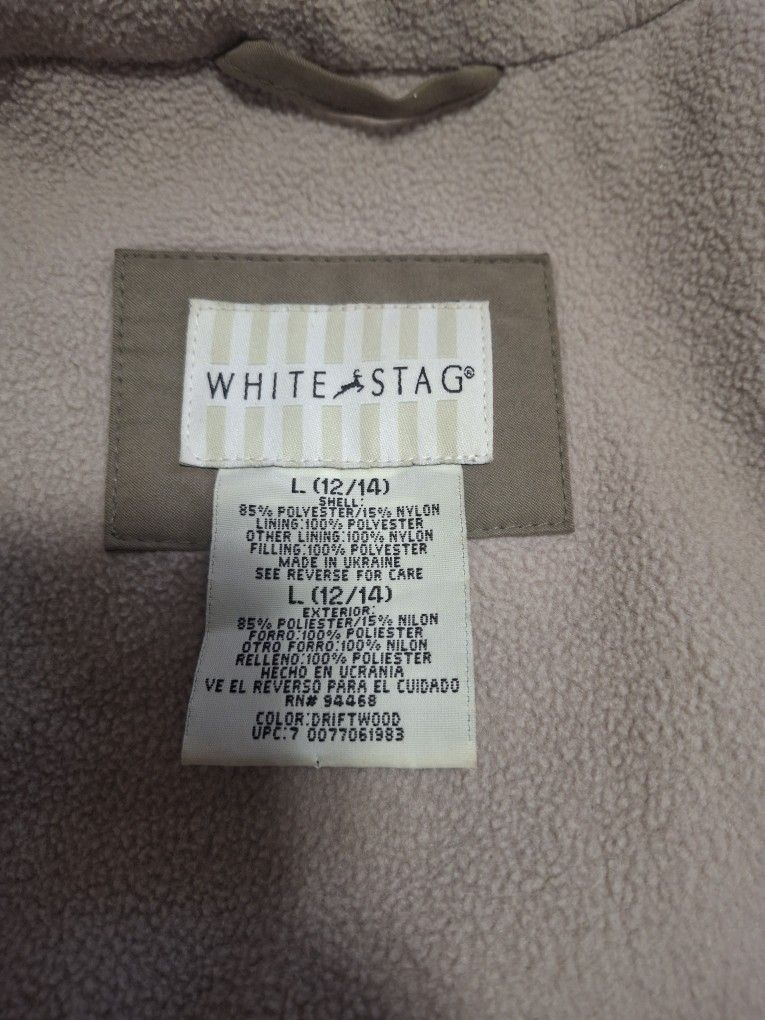 White Stag Coat Ver Nice L