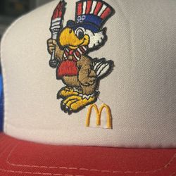 McDonalds Olympic Games Trucker Hat Retro Vintage