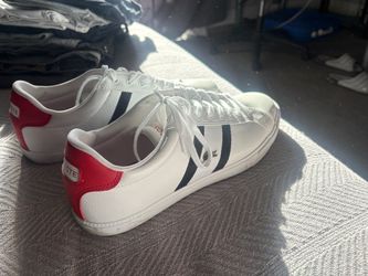 Lacoste White Low-Top Sneakers 9.5