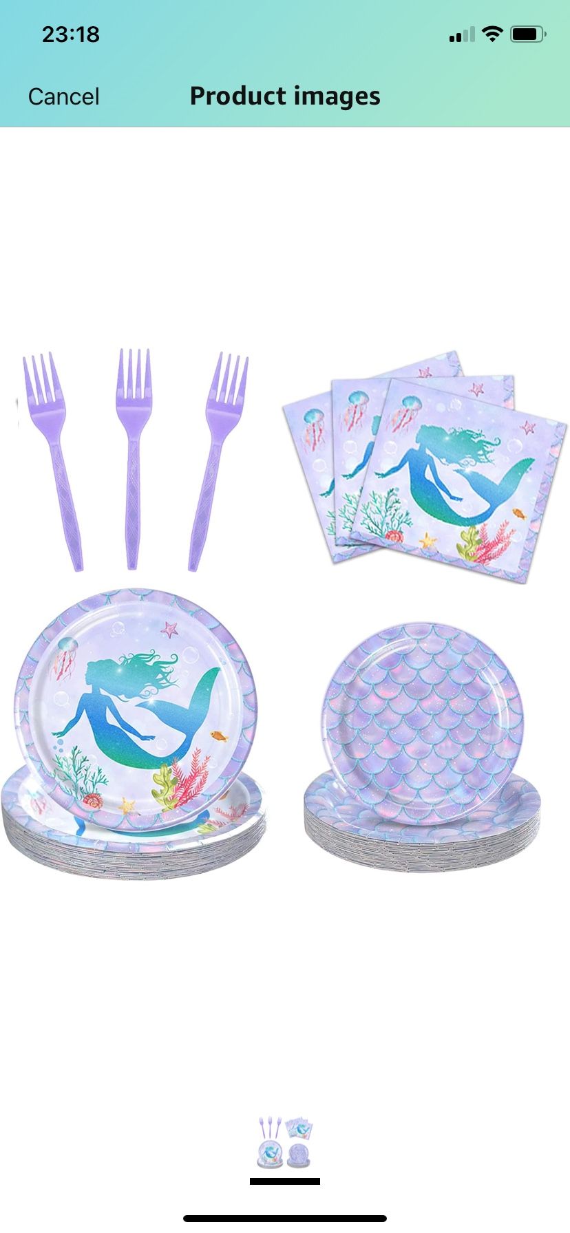 Ocean Party Decorations Tableware Plate, Fork, Napkins for Shower Birthday Wedding 96 Pcs