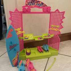 1992 Sunsation Barbie Surf And Skate Shop