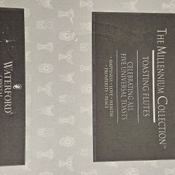 Waterford Millennium Toasting Flutes 