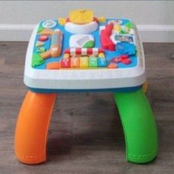 Fisher Price Laugh And Learn Around The Town Learning Table. 120 Sounds/Phrases. Developmental Toy. Activity Table. Removable Legs. Gently Used. 