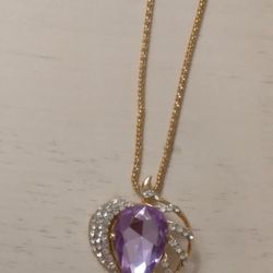 Betsey Johnson Heart Pendant Necklace