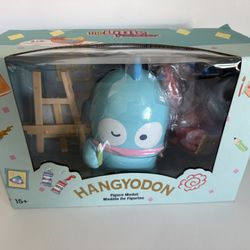MINISO x Sanrio Hangyodon "The Little Painter" Figure Model BNIB Collectible Toy rare