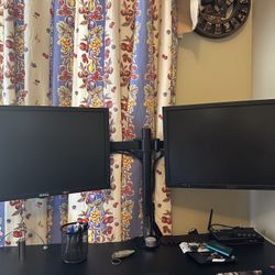 Dual 19” Dell Monitors