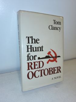 THE HUNT FOR RED OCTOBER BY TOM CLANCY HARDCOVER FIRST EDITION 12TH PRINTING