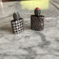 2 Vintage Miniature Perfume Bottles