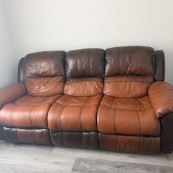 3 Seat Reclining Sofa For Sale 