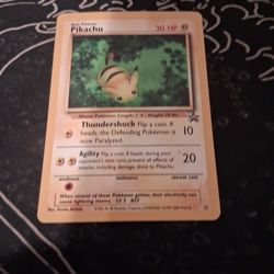 Pikachu Black Star 🌟 Promo From 1999