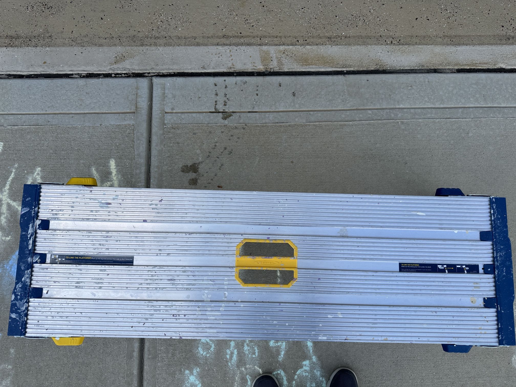 Werner Aluminum Adjustable Linking Pro Platform