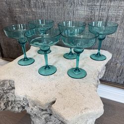 Brand new set of 6 outdoor margarita glasses