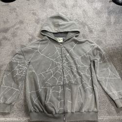 Oversized Heavyweight Webbed Zip Up 