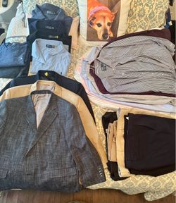 Men’s clothing (Ralph Lauren, Oak Hill,  JOS Banks, Tommy Hilfiger…)