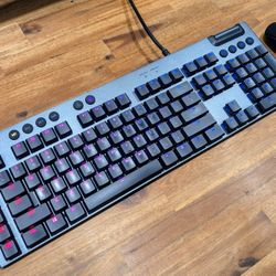 Logitech G815 RGB Low Profile Wired Mechanical Keyboard + G Pro Wireless Mouse For Gaming Computer Desktop PC 