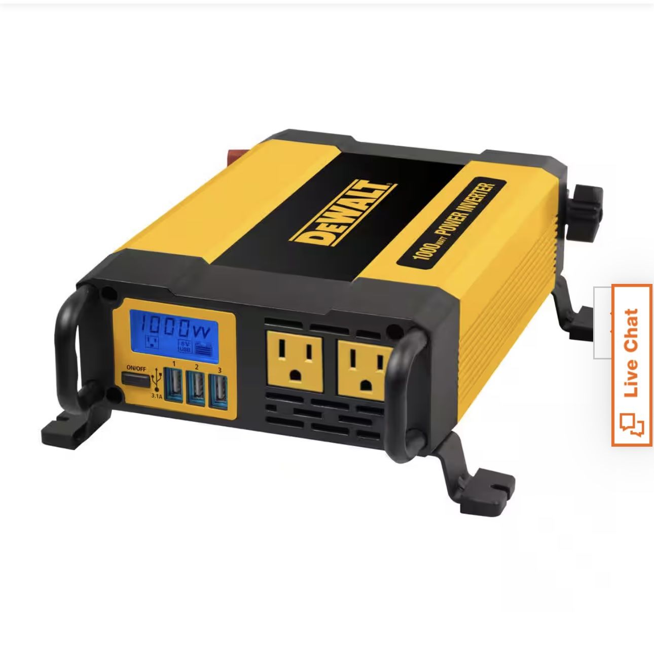 DEWALT 1000-WATT PORTABLE CAR POWER INVERTER