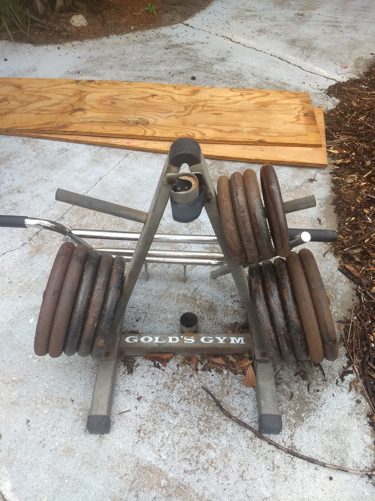 Iron weights plates
