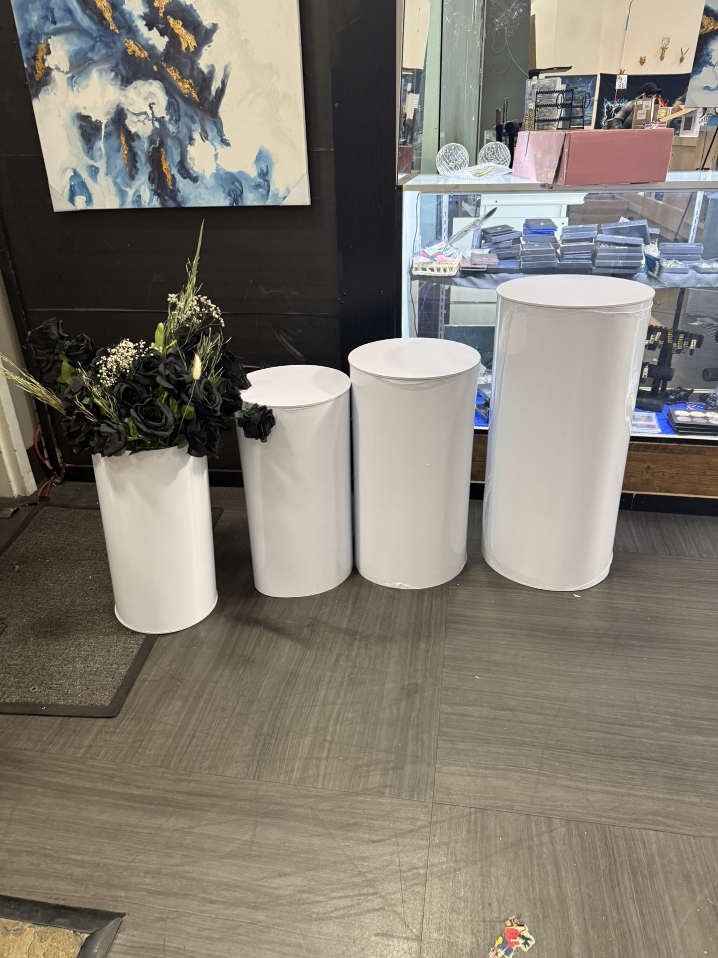 5pcs Cylinders Pedestal, Party, Event Decorating 