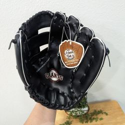 San Francisco GIANTS Baseball Club Glove by MBNA America (Promotional Use Only) Decorative Display Black 