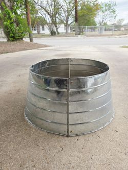 Metal Christmas tree skirt, can be used for a large plant or tree