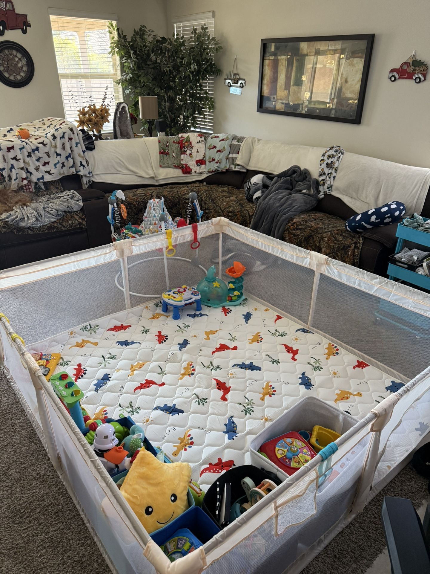 Play Pen With Play Mat
