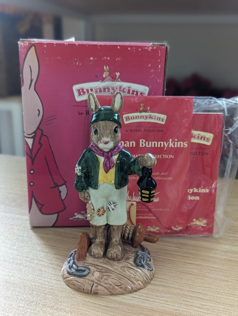 Vintage 2002 Royal Doulton Hand Made Porcelain Figure "Seaman Bunnykins