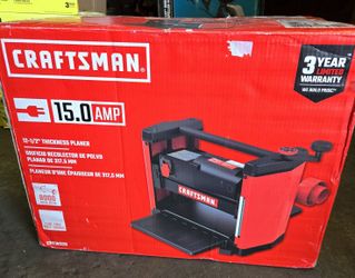 Craftsman 12.25-in W 15 Amp Benchtop Planer #7271