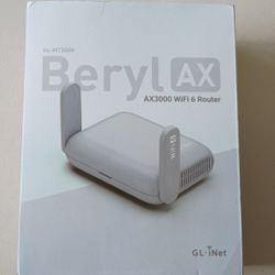 Wi-Fi 6 Router Beryl AX by GL-iNet - New In Box
