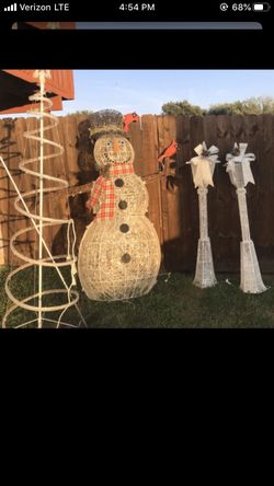 Xmas lawn ornaments